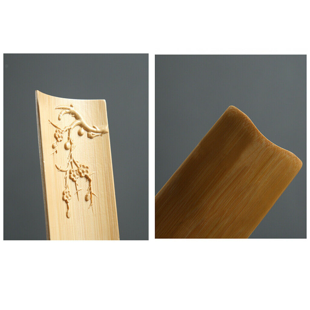 4 Pieces Chinese Matcha Bamboo Tea Spoon Gongfu Tea Ceremony Tools Kitchen