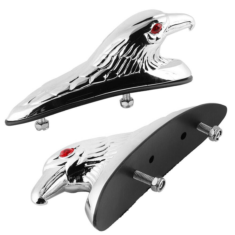 Motorcycle Front Fender Mudguard Ornament Eagle Head Statue Fit for Kawasaki Ya