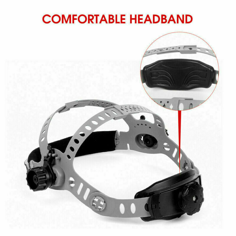 Electric Welding Welding Hood Head-Wearing Auto Darkening Hat Special for Welder