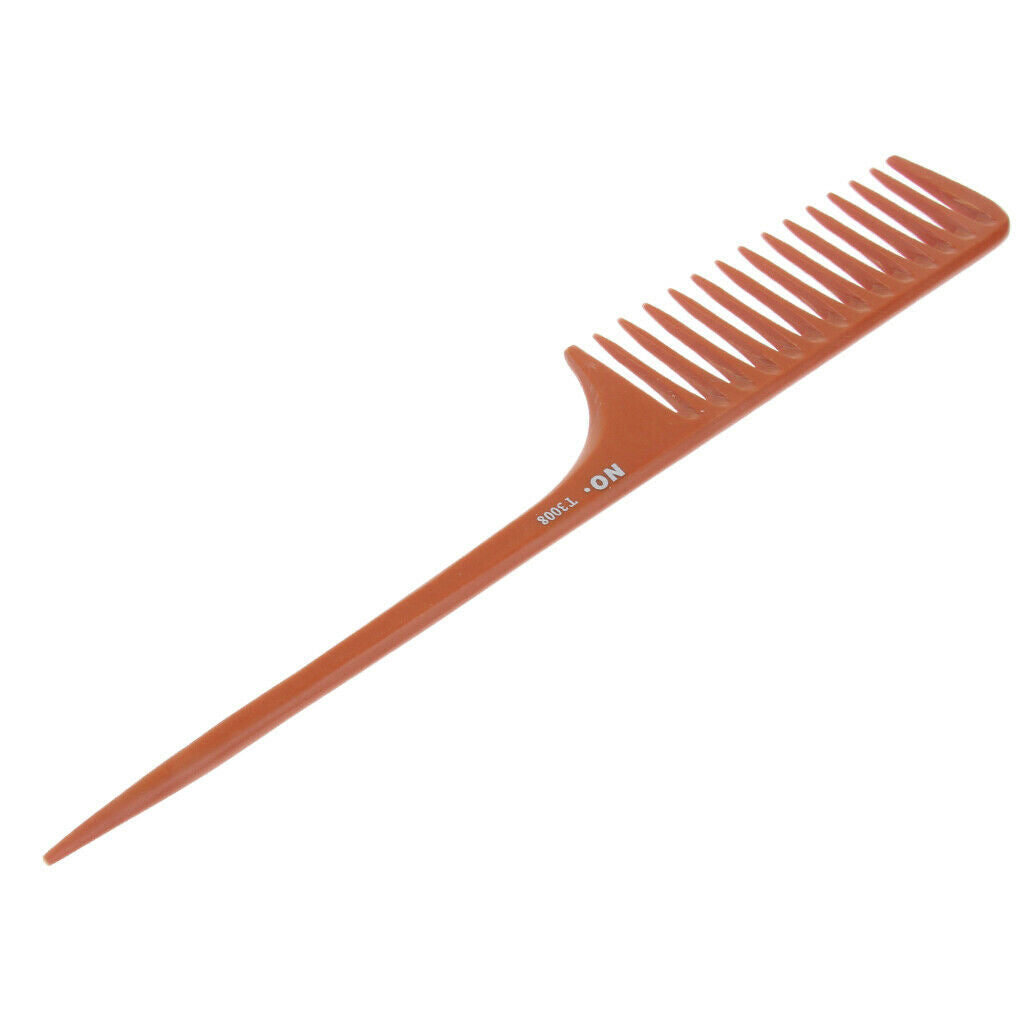 11 '' Large Rat Tail Comb Wide-tooth Hair Comb with Long Handle for Hair