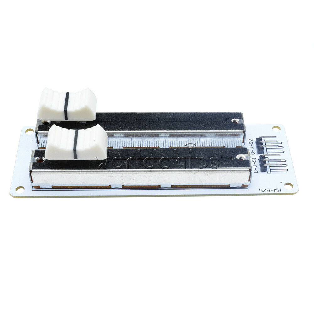 Double Row Slide Potentiometer Simulation Block Linear 10K analog Sensor Module