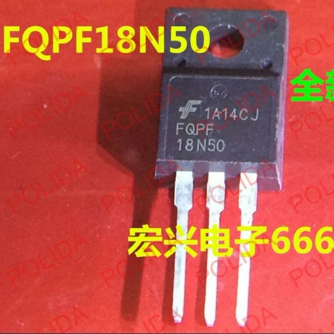 5PCS  MOSFET Transistor FAIRCHILD TO-220F FQPF18N50