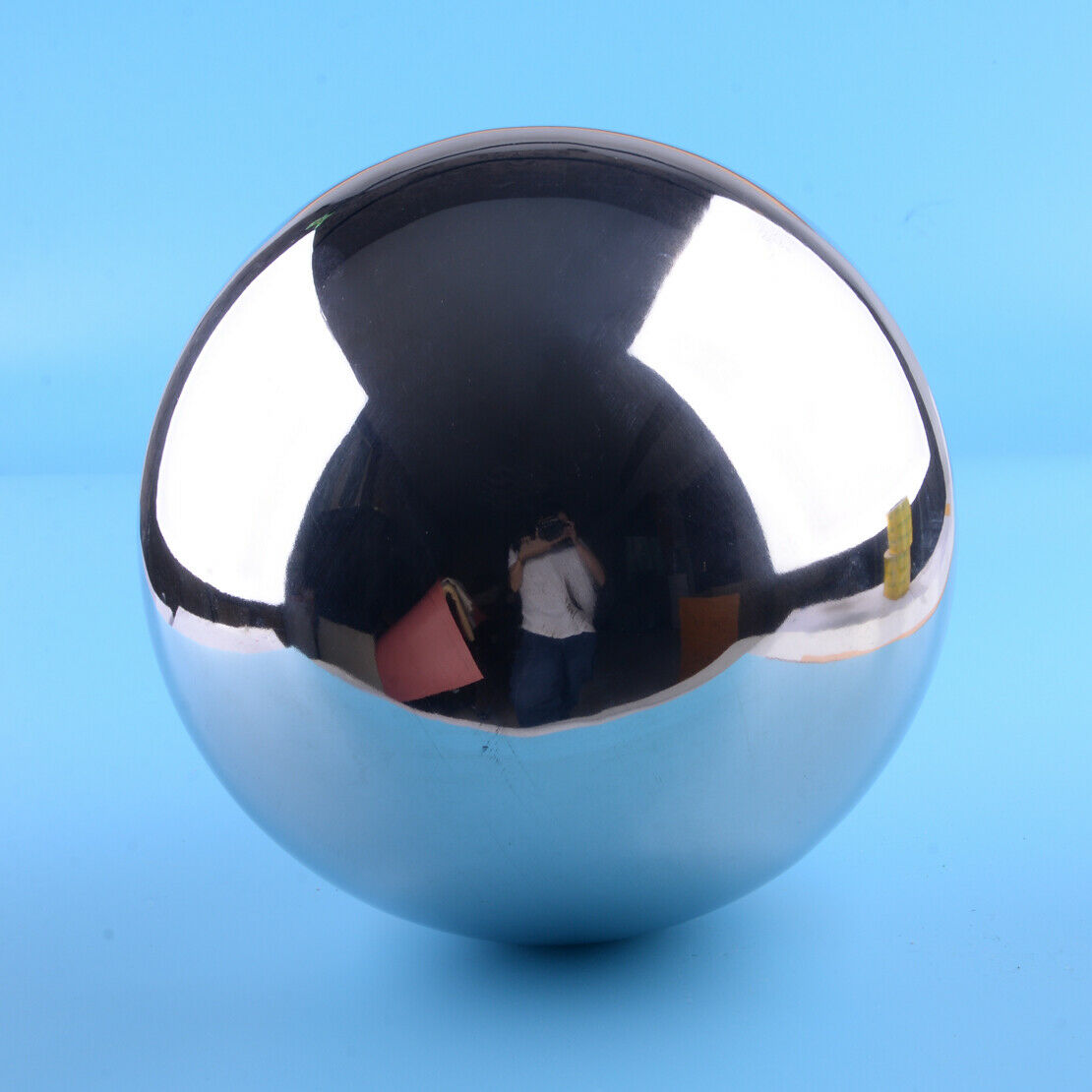 250 mm Stainless-Steel Mirror Sphere Hollow Ball Home Garden Ornament Decor
