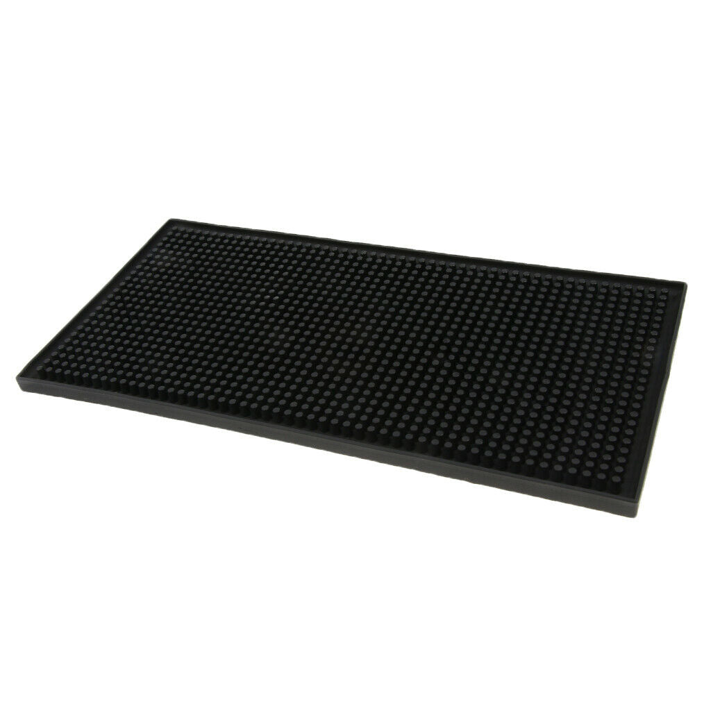 Rectangle Rubber Service Bar Mat Beer Drink Heavy Duty Drip Runner 12x6inch
