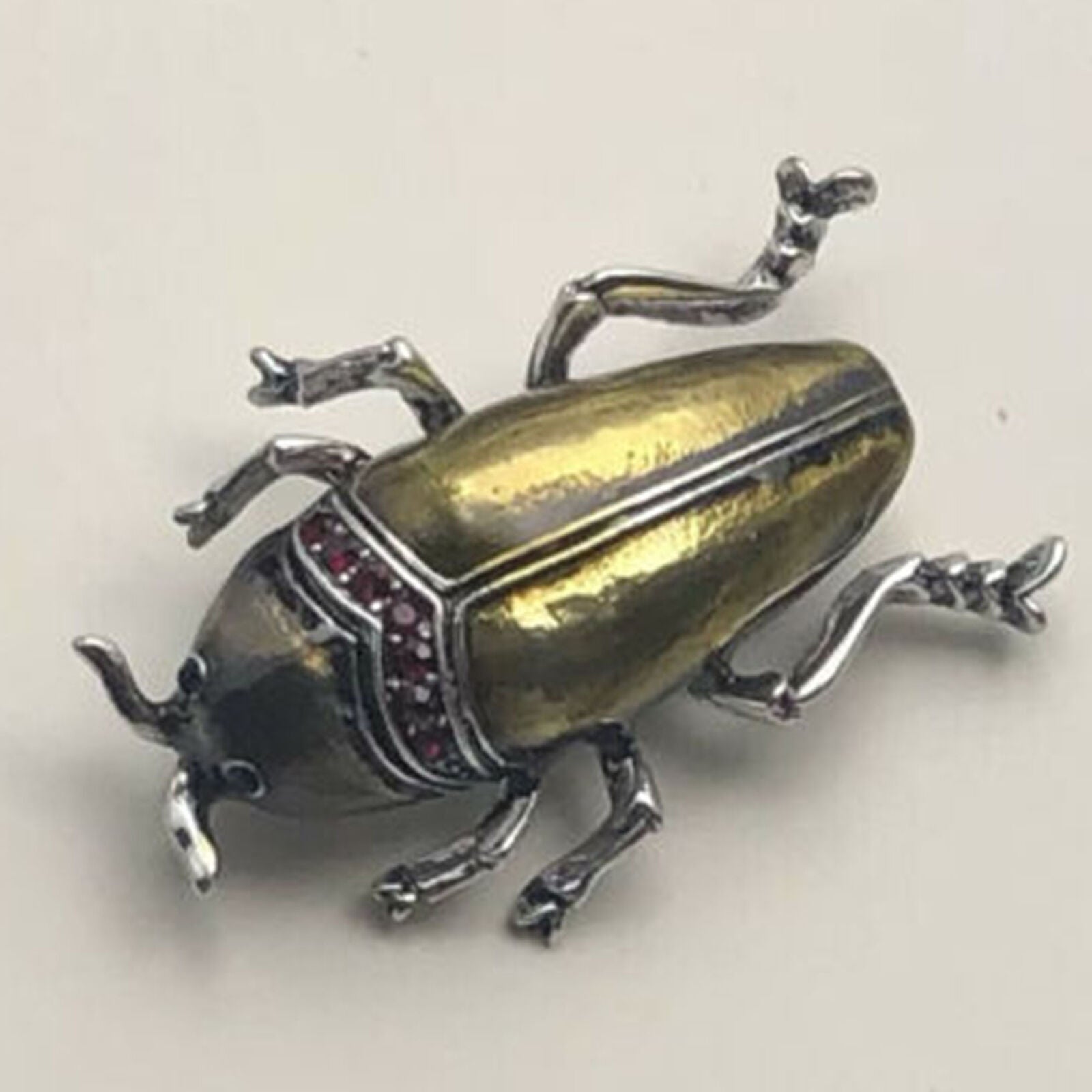 Retro Beetle Enamel Animal Insect Brooch Pin Women Scarf Party Jewelry Unique
