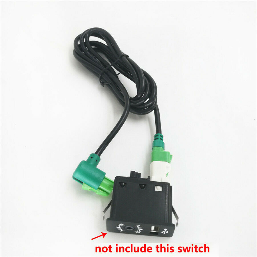 1.8M Aux-in USB Audio Adapter Cable Support Bluetooth Pair with phone For BMW