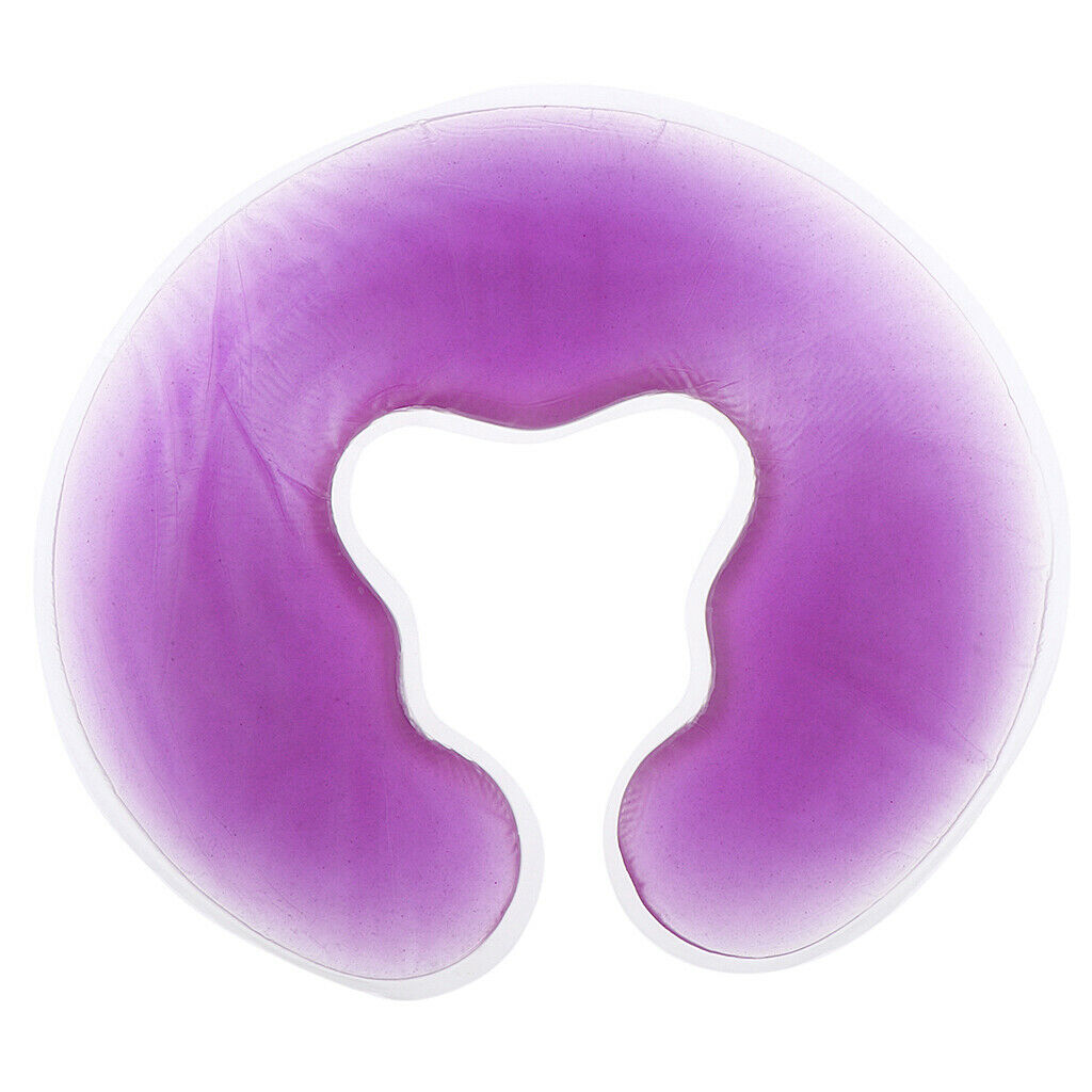 2x Salon U Neck Head Silicone Pillow Body Face Relax Massage Travel Cushion