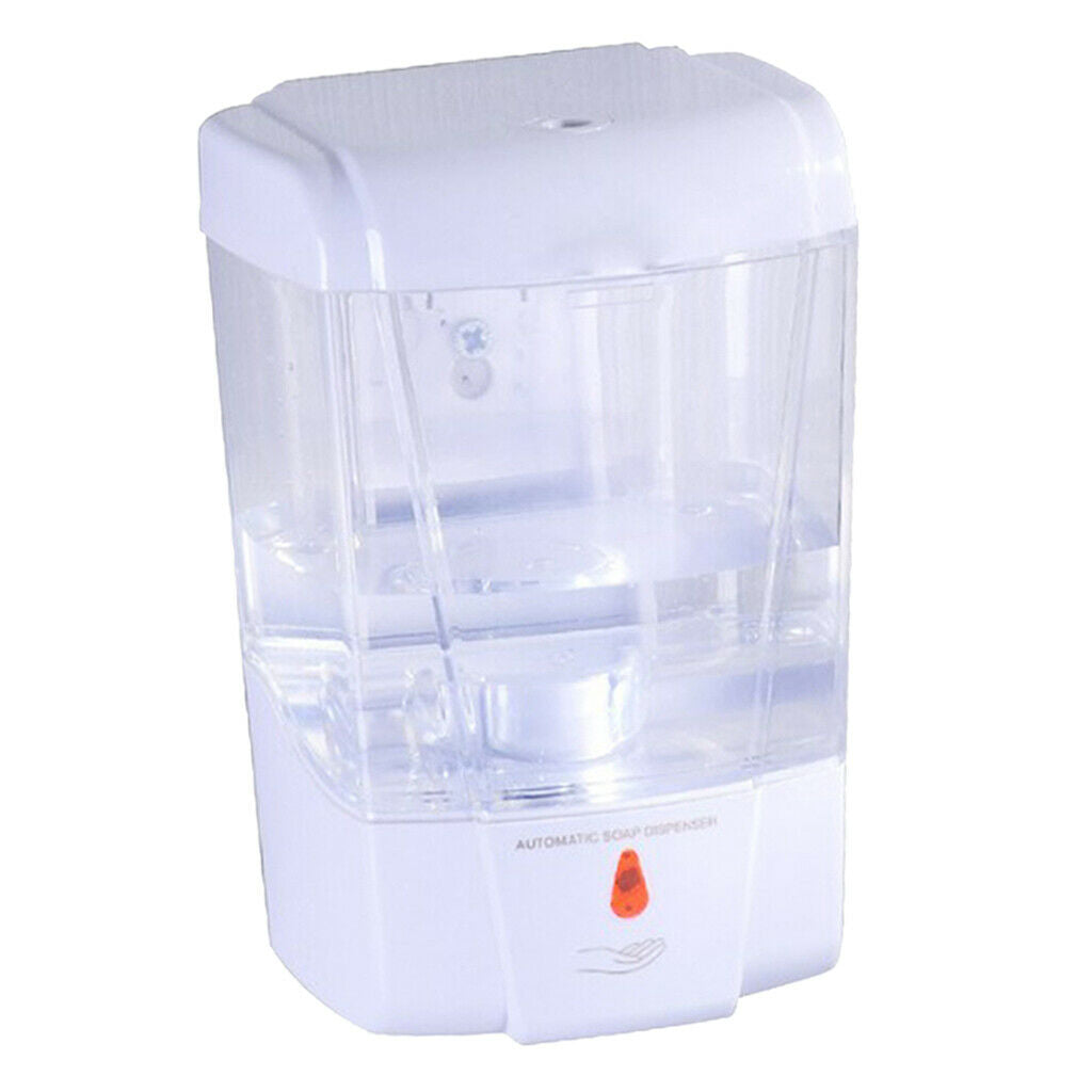 2x Automatic Liquid Soap Dispenser Wall Mounted w/Infrared Sensor Non-Drip