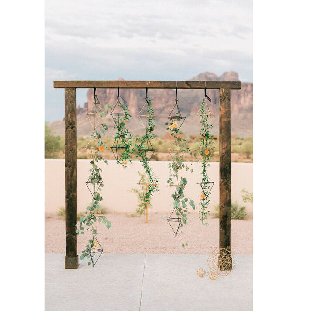 Creative DIY Wedding Centrepiece Garden Flower Holder Decoration Brass