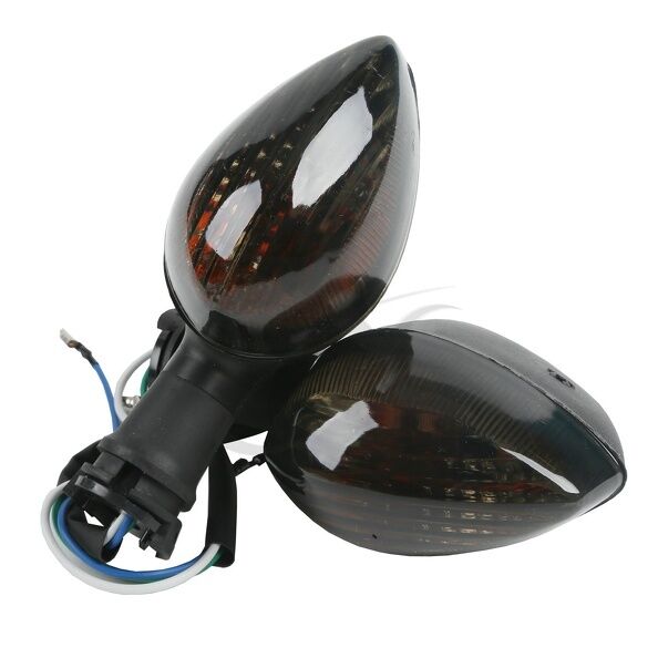Rear Front Turn Signals Indicator Smock Lens Fit For Yamaha YZF R1 R6 FZ1 FZ6