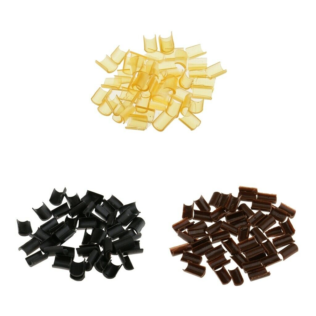 150 Pieces Keratin Beads Rebond Nail Hot Fusion Glue U Tips DIY Hair Styling