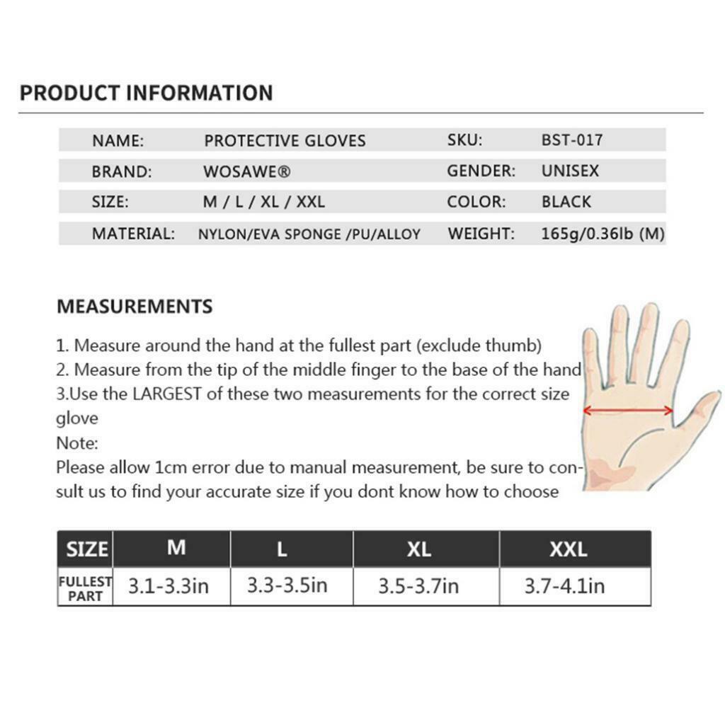 Windproof Motorcycle Gloves with Touch Screen Fingers for Riding Cycling XXL