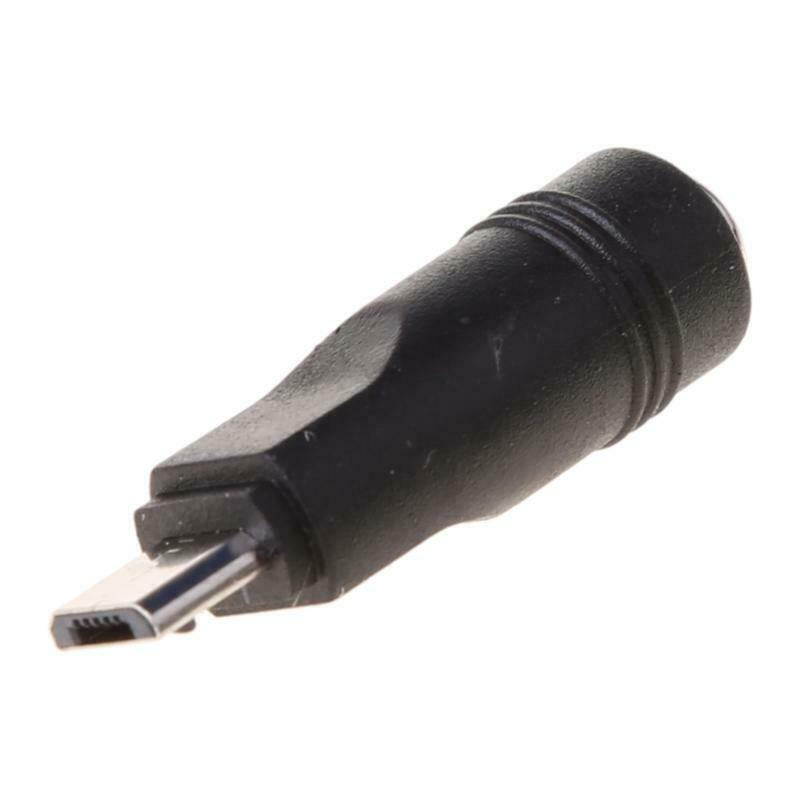5 Pcs 5.5x2.1mm Female Jack to Micro USB Male Plug DC Power Connector Adapter