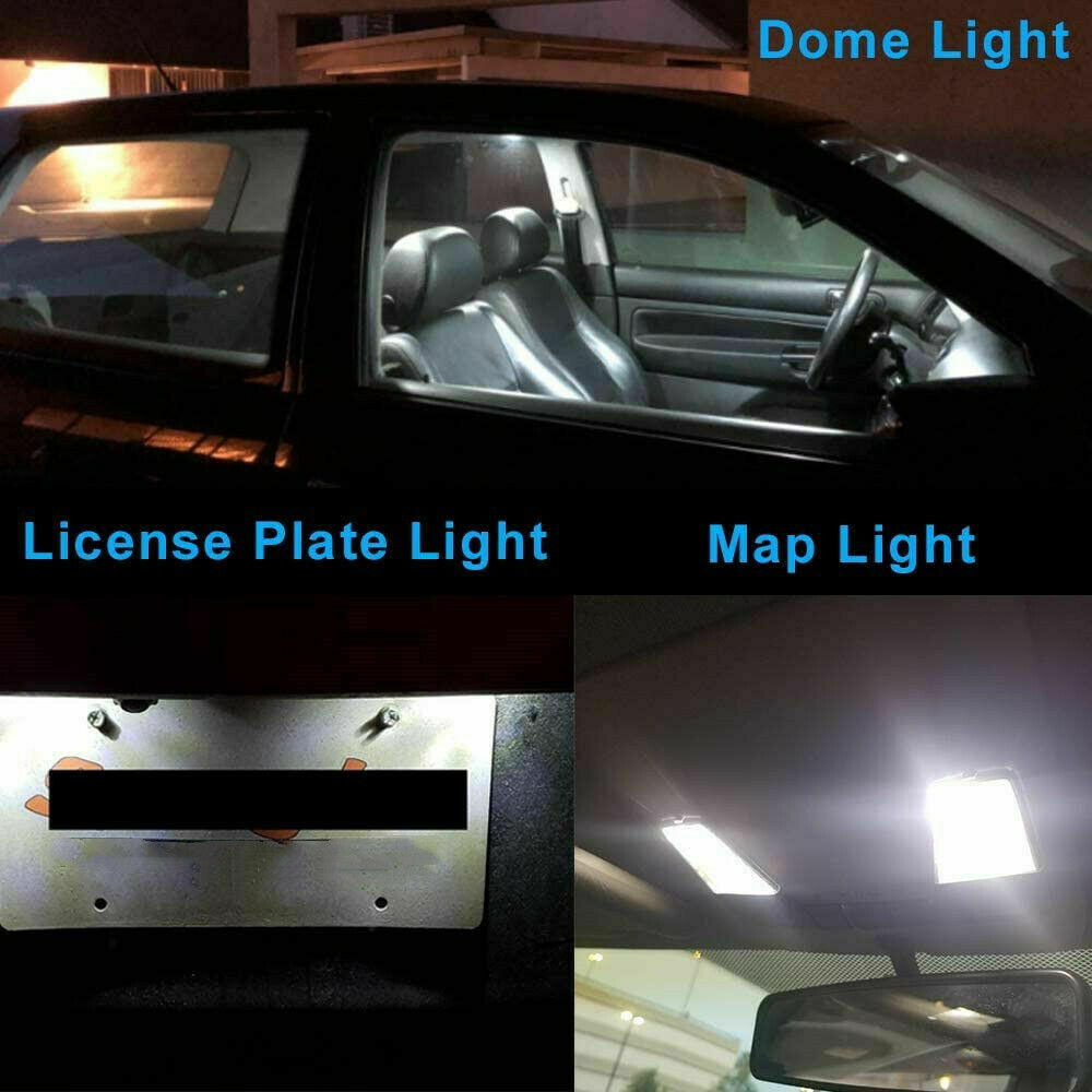 20x BA9S 1LED Round T11 233 T4W LED Instrument White Car Side Light Lamp Bulb