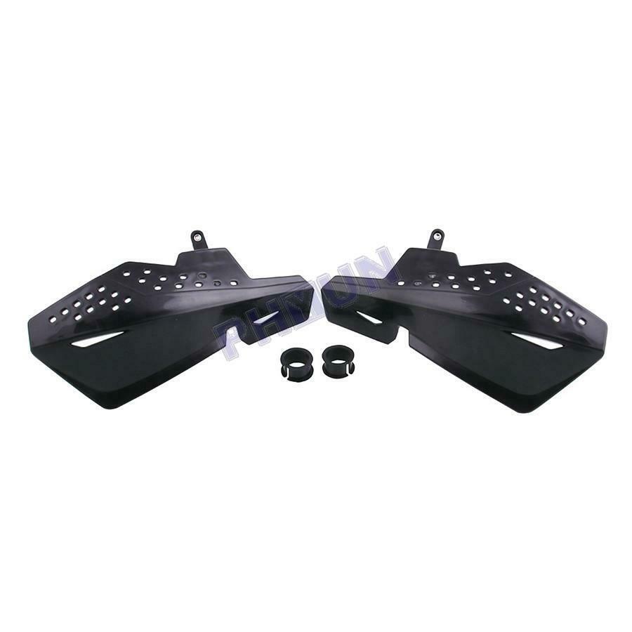 2x Motorcycle ATV Black Hand Guards Handguard Protector 7/8" Handlebar Universal
