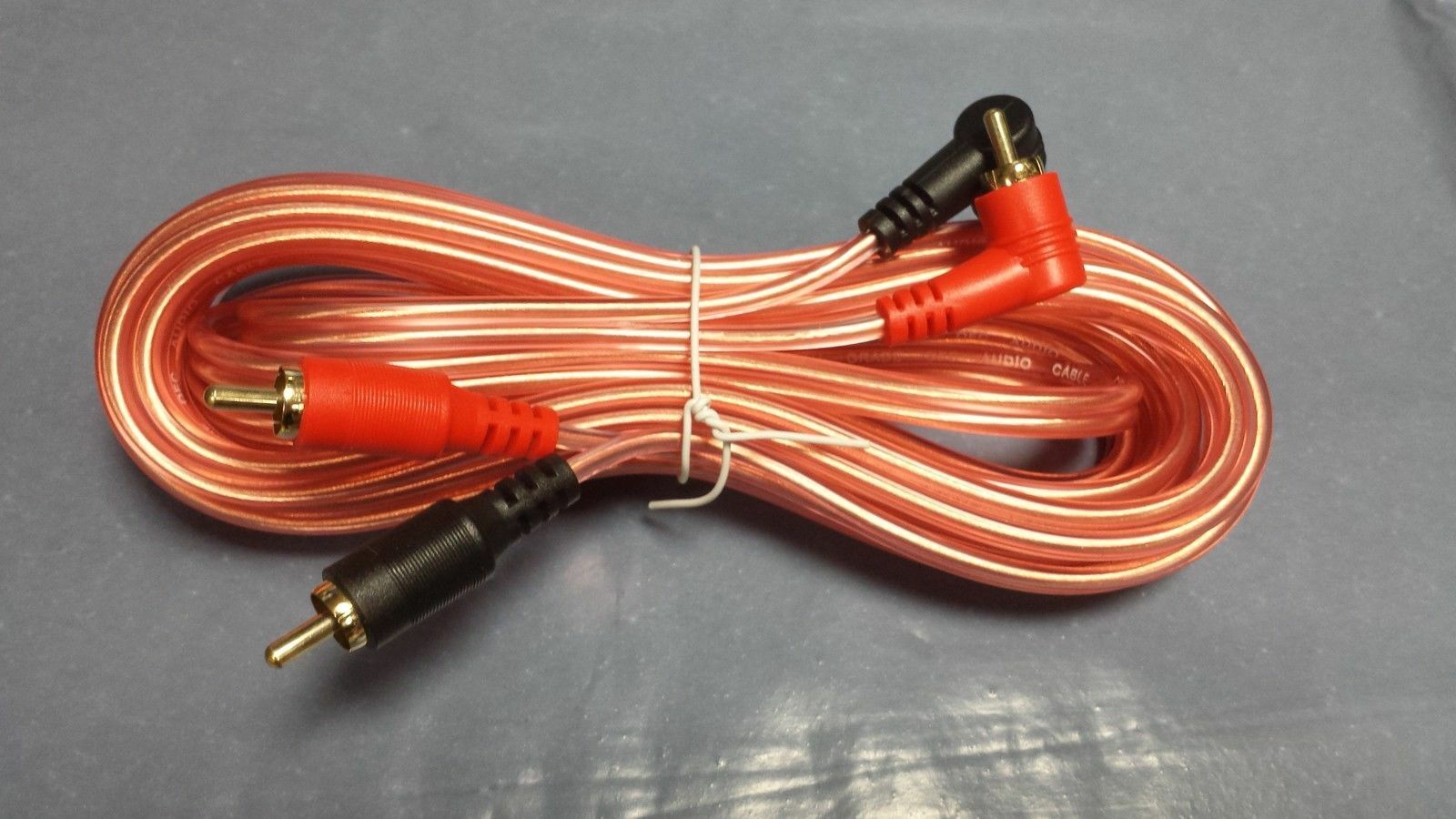CONNECTS2 OXYGEN FREE CAR AMP AMPLIFIER RCA PHONO LEAD CABLE 5M COPPER SHIELDED