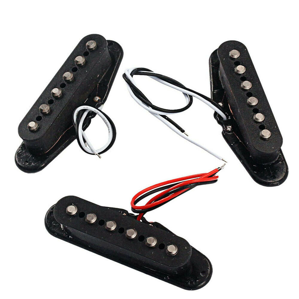 3 ceramic magnet single coil pickups for Stratocaster 50mm pitch