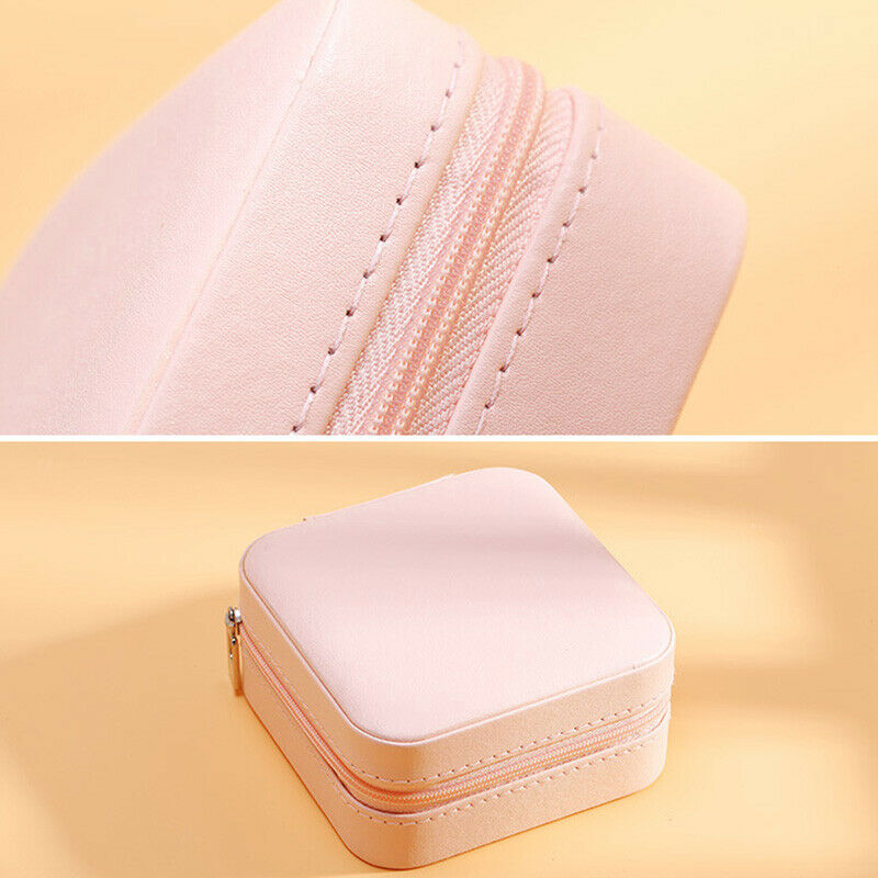 Leather Box Organizer Portable Travel Jewellery Case Ornament Case Storage HN US