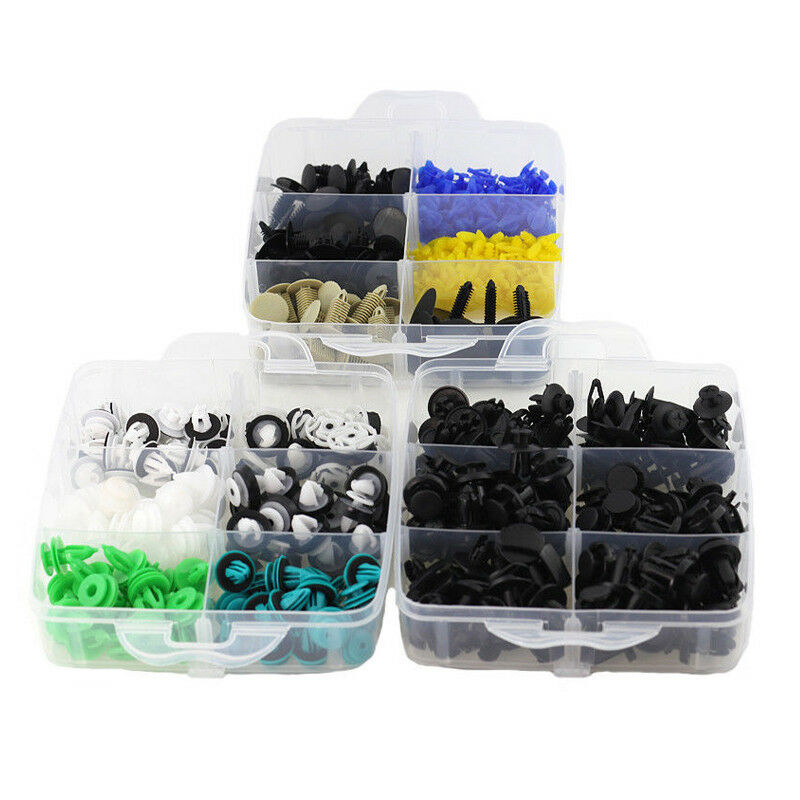 500PCS Car Door Panel Trim Fenders Bumper Rivet Retainer Push Pin Clips Mixed