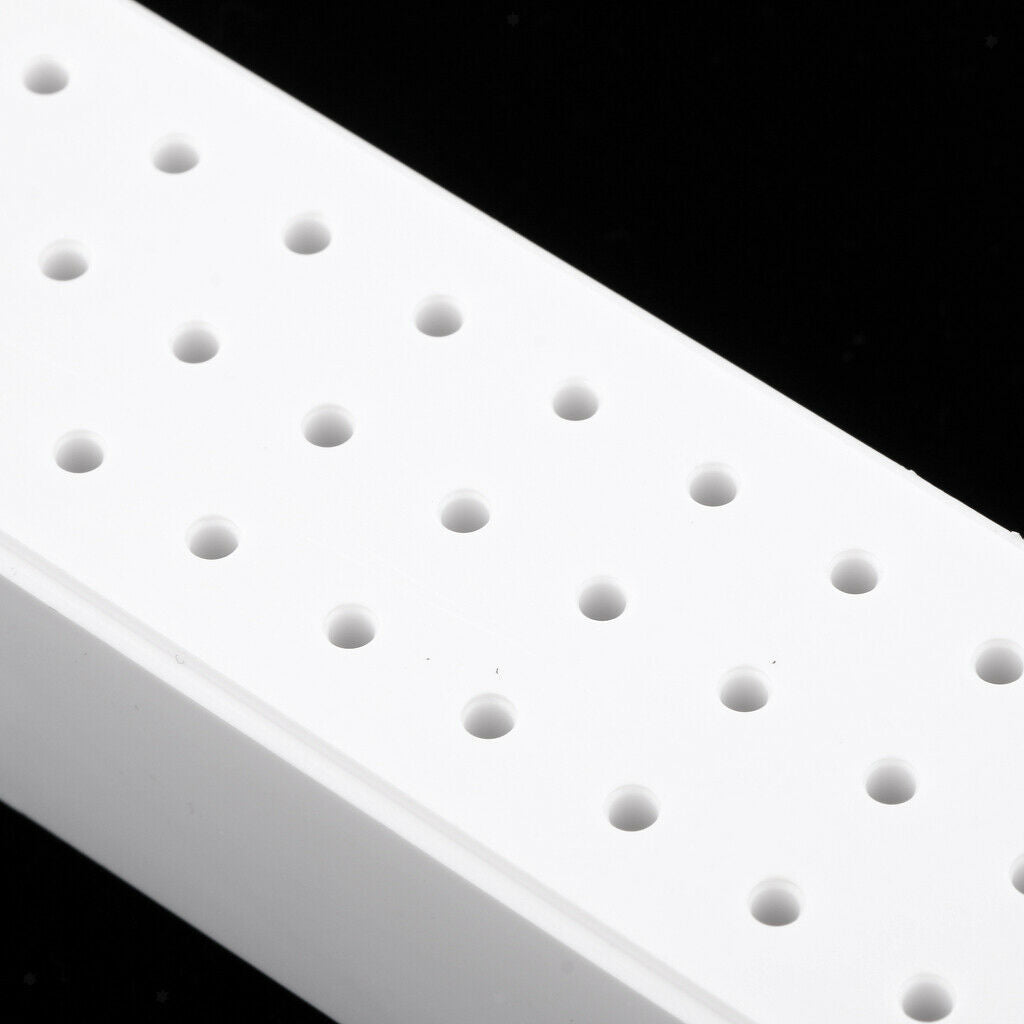 30 Holes Nail Grinding Head, Nail Cutter Bits Holder Holder Stand Box, Suitable