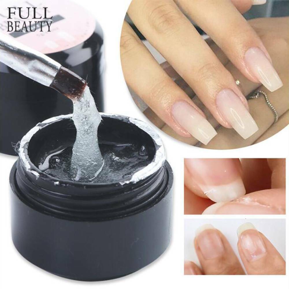 Manicure Nail Extension Gels Repair Broken Nails Poly Builder Fiber Extension UK