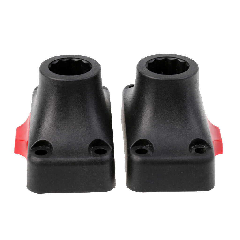 2Pcs Compact Fishing Rod Holder Stand for Boat Inflatable Dinghy Kayak Canoe