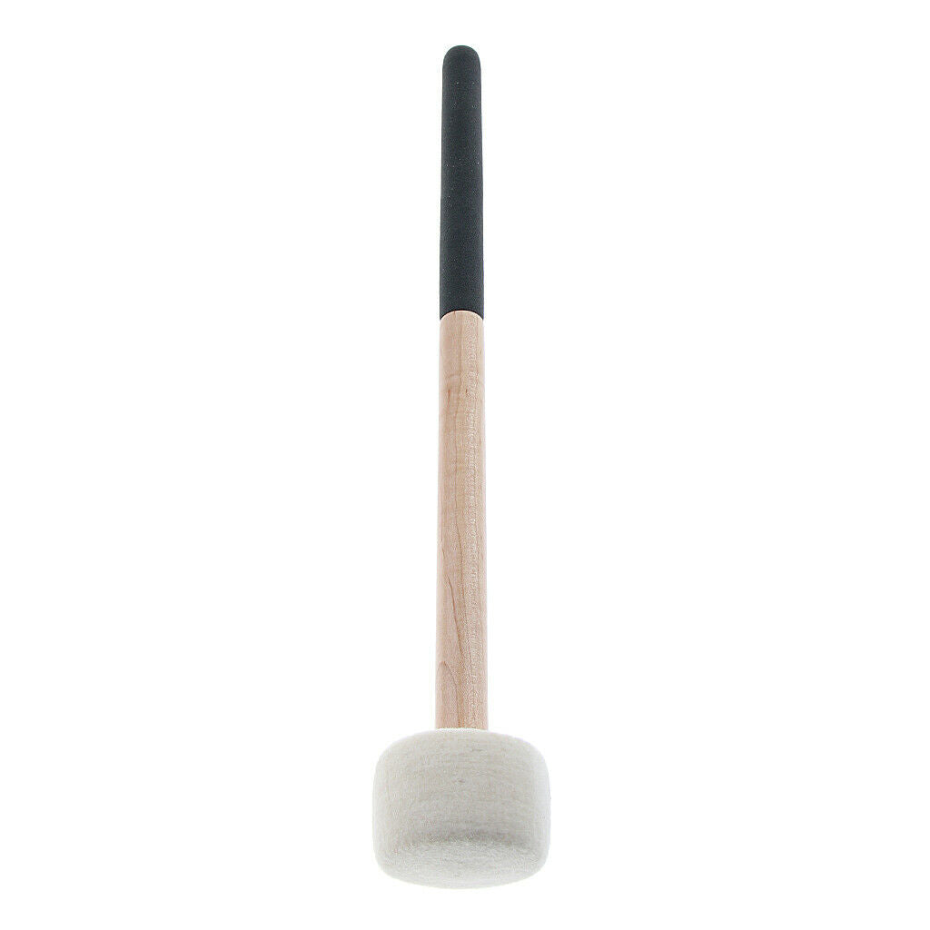 1 Piece Bass Drum Mallet Stick Felt Head for Marching Band Parts
