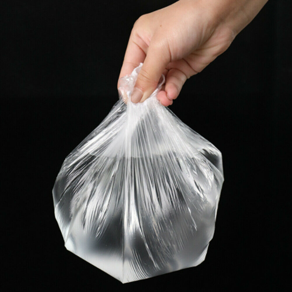 100Pcs Disposable Plastic Film Bowl Cover Food Dust Covers Kitchen Wrap Cover