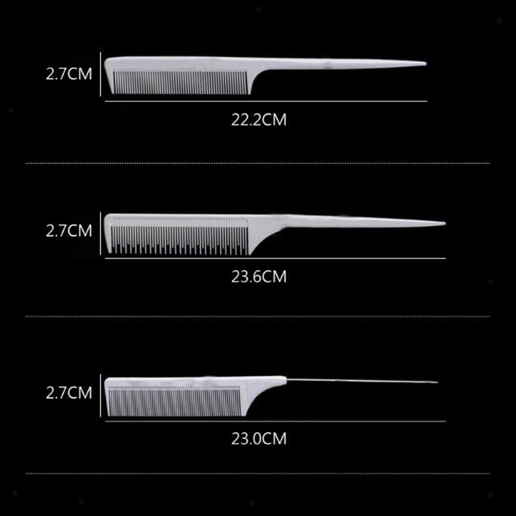 Professional Hairdressing Comb Sets For Hair Styling Detangler Barbers