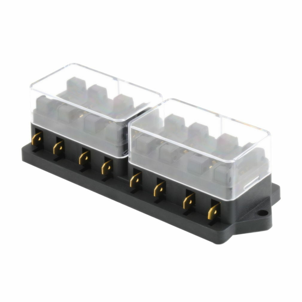 8 Way Circuit Car Boat Auto Automotive Blade Fuse Box Block Holder ATC ATO