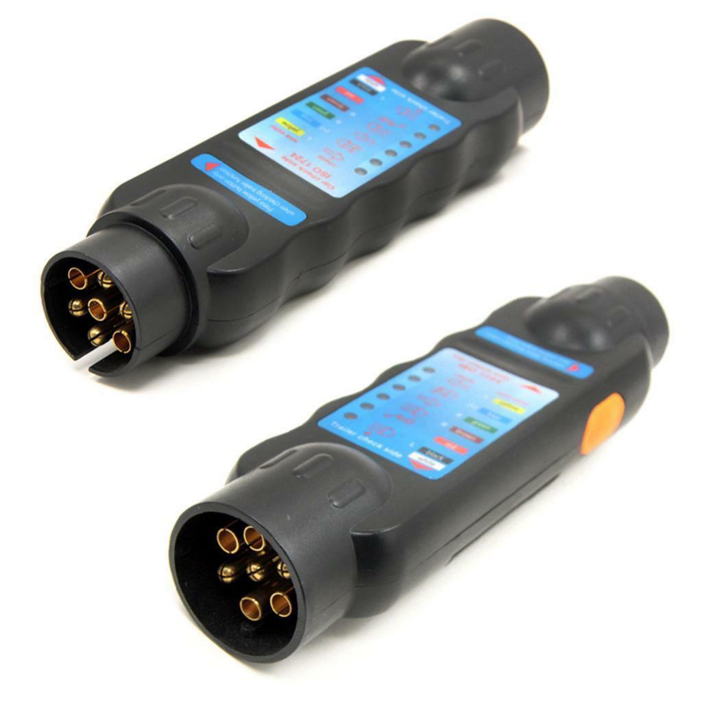 7Pin 13Pin Vehicle Car Trailer Towing Light Cable Circuit Plug Socket Tester
