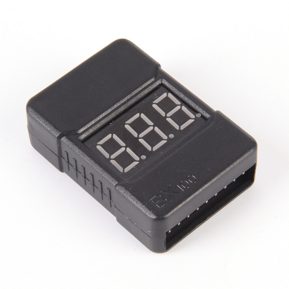 BX100 1-8S Lipo Li-ion Battery Voltage Tester Monitor Low-Voltage Buzzer .l8