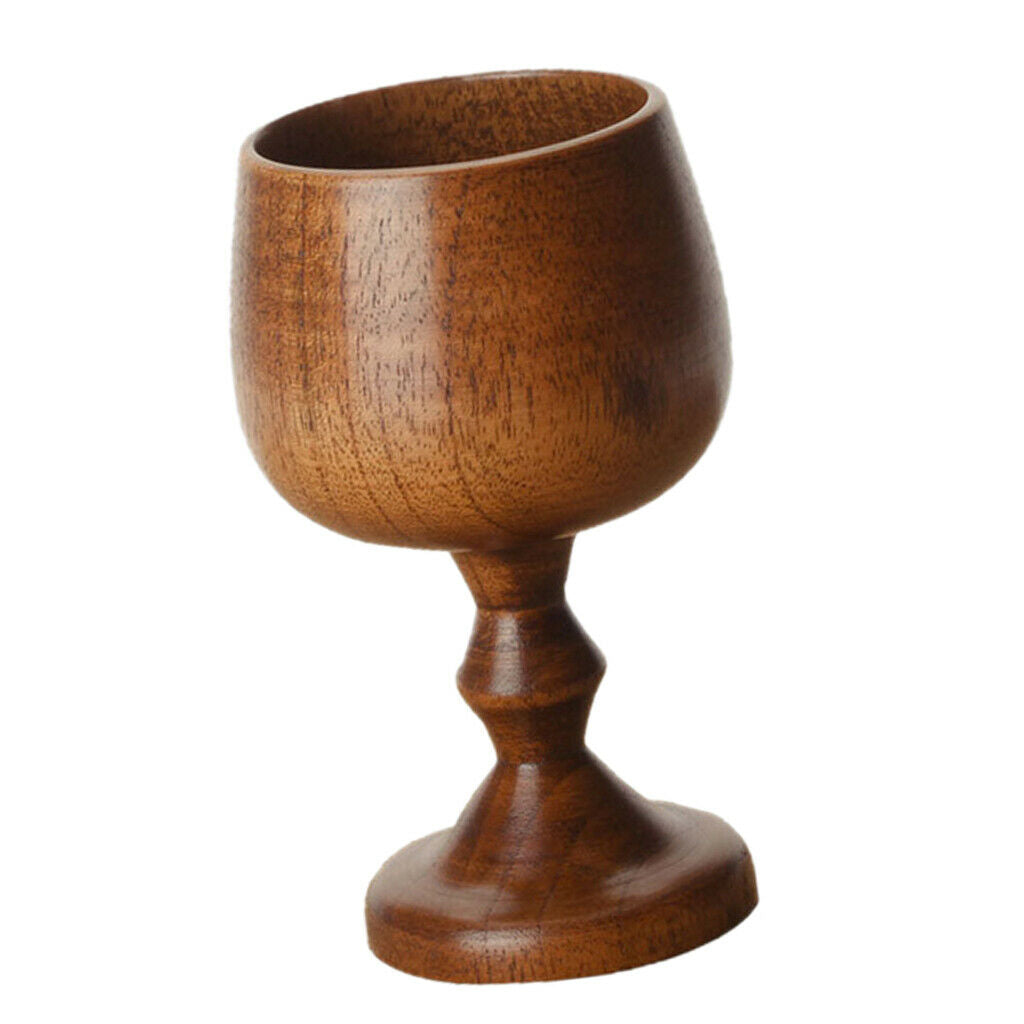 Handmade Bamboo Wood Beer Mug, Japanese Style Wooden Tumbler Cup Goblet Pint