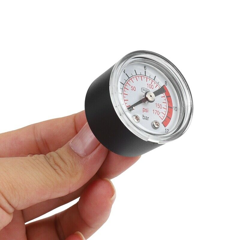 0-12BAR 0-170PSI 10mm Thread Gas Air Pump Pressure Gauge Compressor Manometer Z1