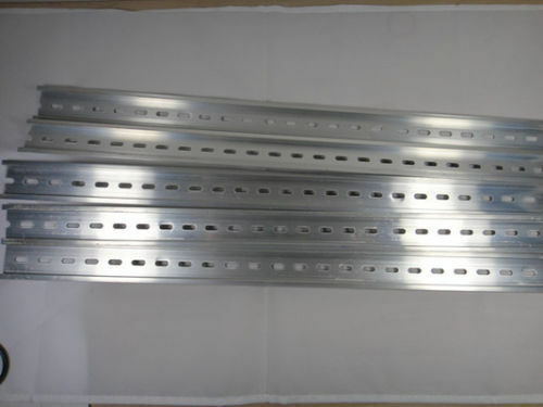 5 Piece 0.5 Meter Aluminum U-Groove Slotted DIN Rail For C45 Switch Meter