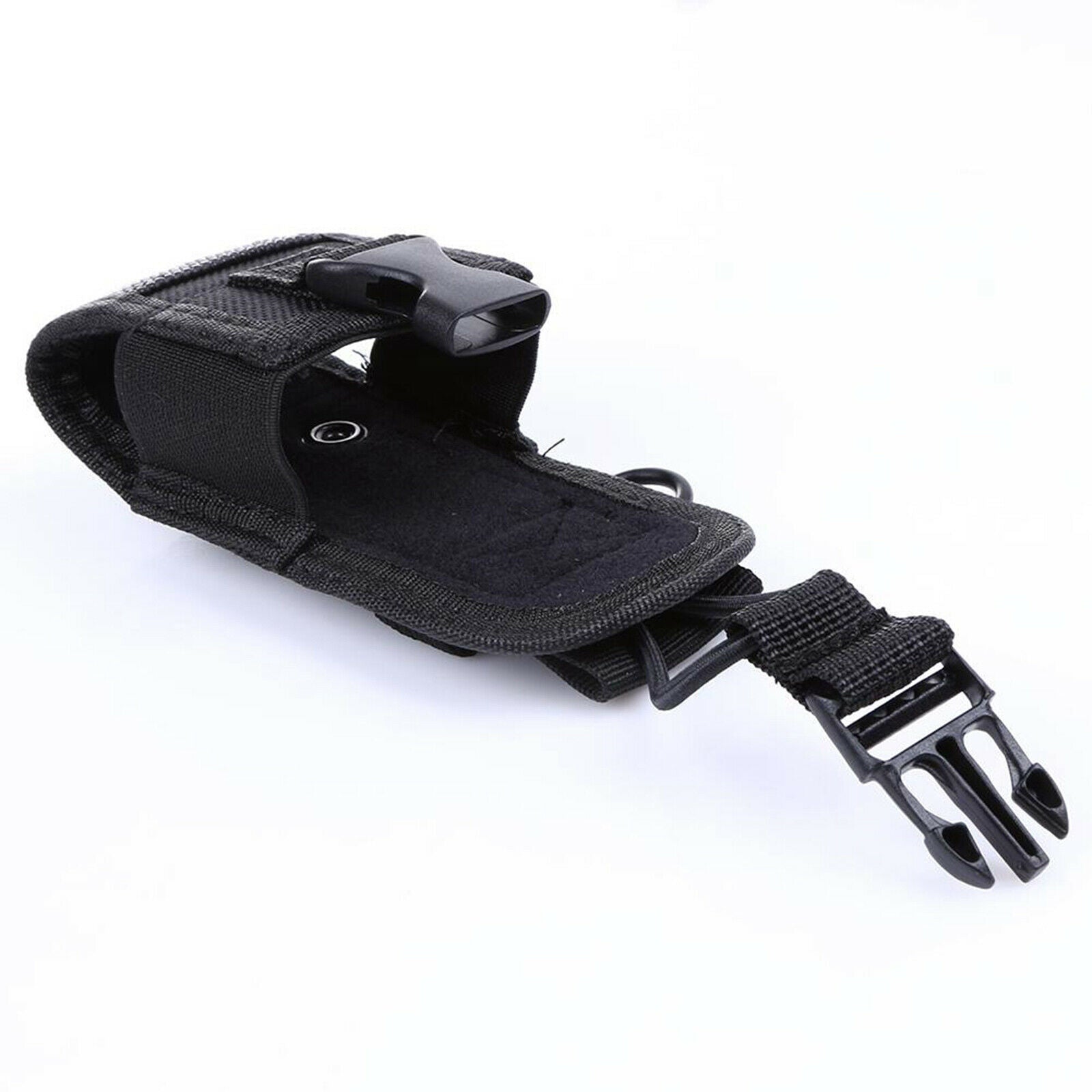 Multi-Function Radio Holder Case Bag with Sling Radio Talkie Accessory Black