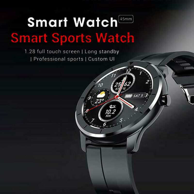 T6 Touch Screen Smart Watch Sport Heart Rate Blood Tracker Monitor