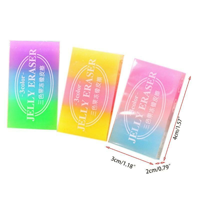 Jelly Color Eraser for Student Art Drawing Exam Wiping Things Super Clean