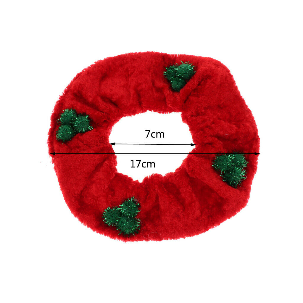 Dog Bandana Christmas Costume Pet Cherry Pattern Scarf for Christmas