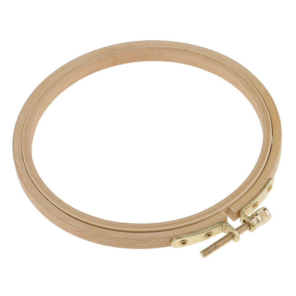 Wooden Embroidery Cross Stitch Hoop Tapestry Ring Sewing Needlecraft Tool