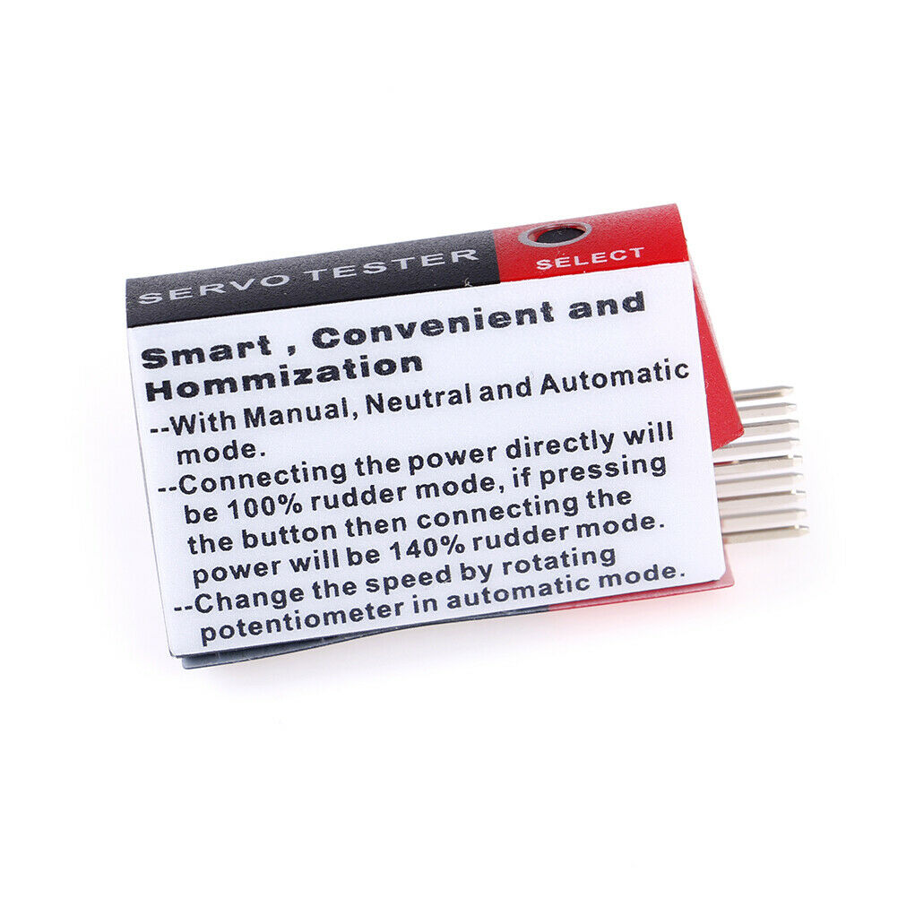 1Pcs mini servo tester 4.8v to 6.0v STV2.3 BEC TesterA TdJ Tt