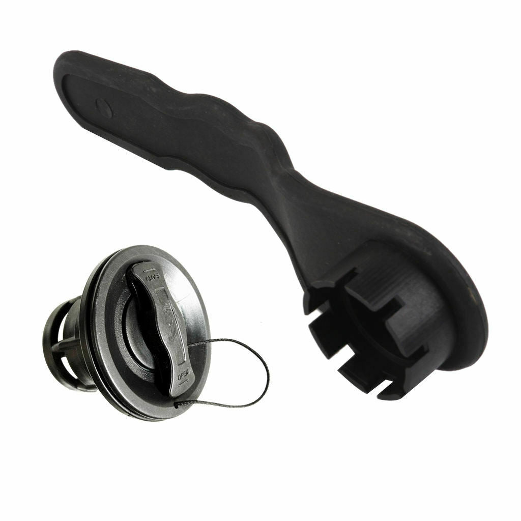 Double Seal Air Valve and Wrench Repair Tool for Inflatable Boat Tender Raft