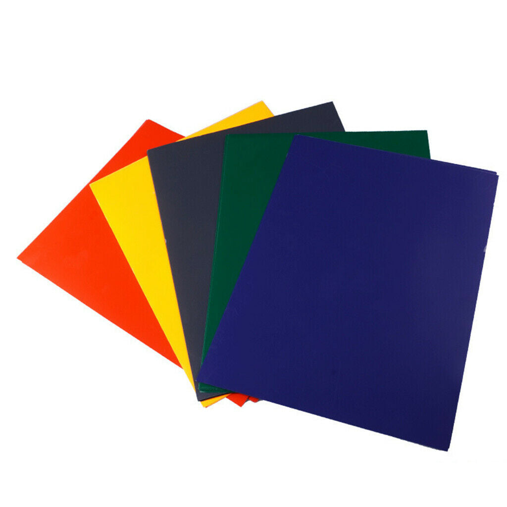 Multicolored Heat Transfer Vinyl Sheets Iron On Film for Crafts Leather DIY