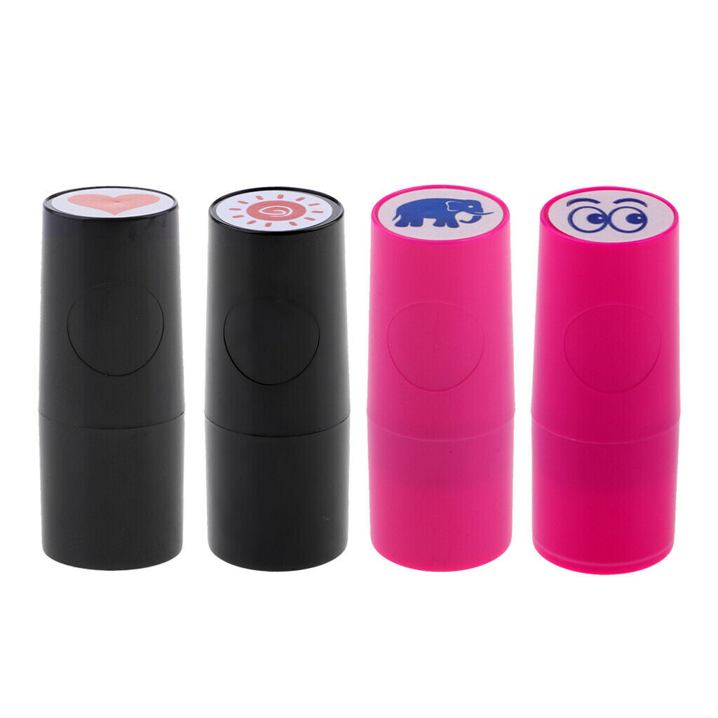 Set of 4pcs 5.3cm/2'' Long Golf Ball Stamp Marker Personalized Stamper Prize