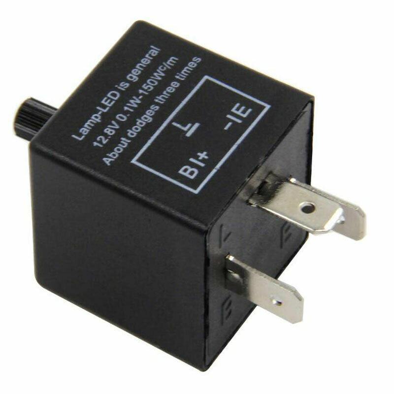 12V 3-Pin LED Adjustable Car Flasher Flash Relay For Turn Signal Light CF.l8