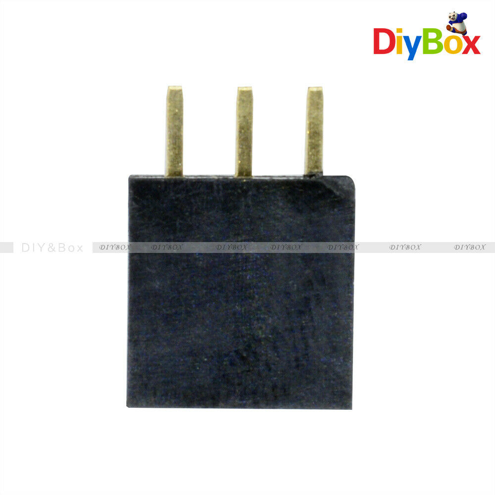 50PCS 2.54mm Single Row 1x3 pins Female Header Straight Connector