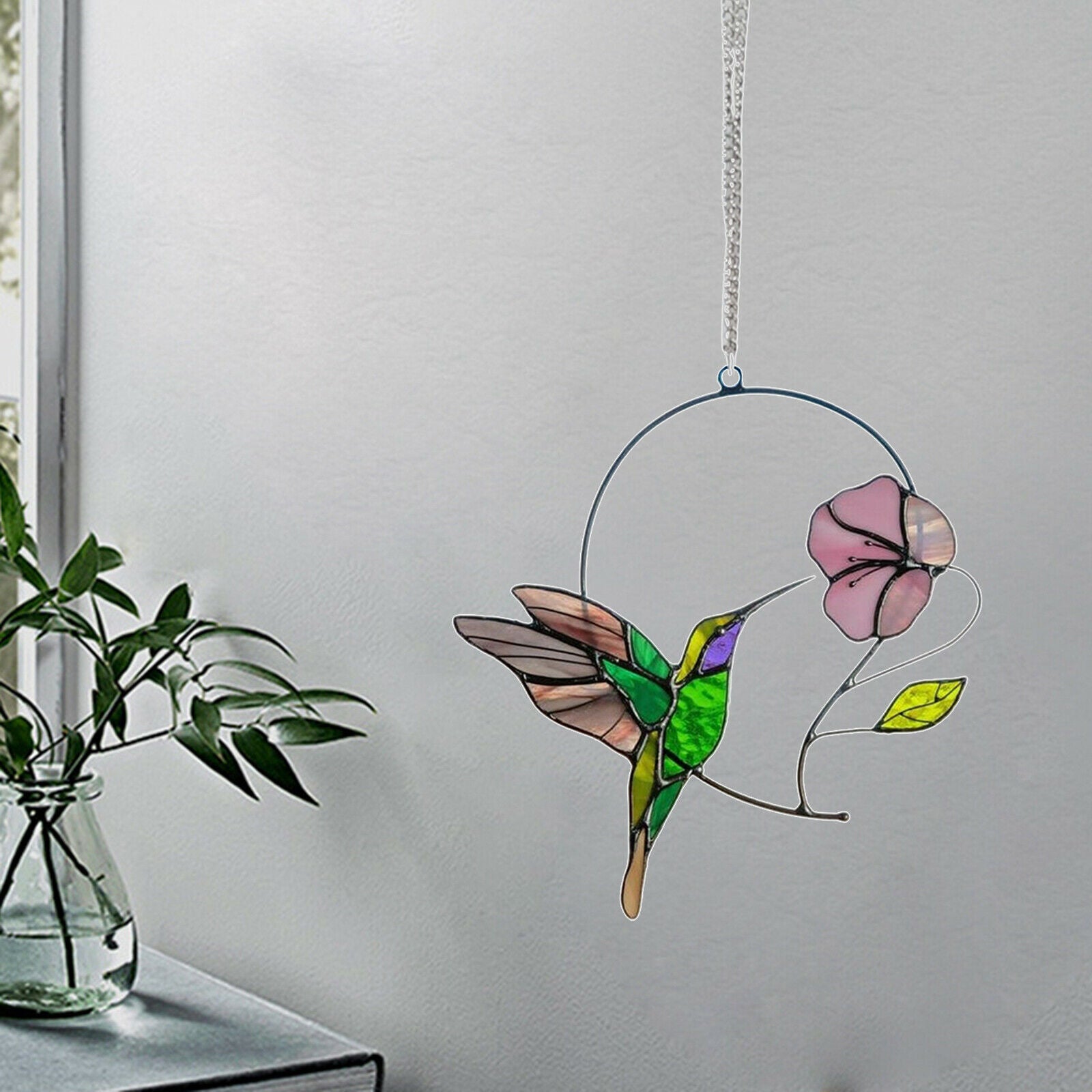 Multicolor  Window Panel Hanging   Garden Decor
