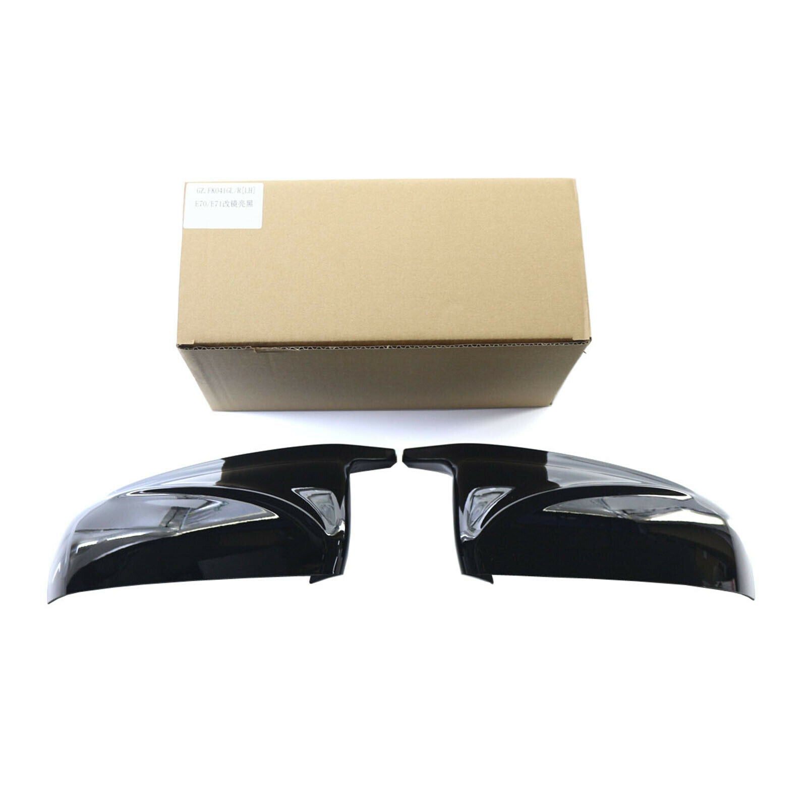 2Pcs ABS Rearview Mirror Cover Car Replacement for BMW x5 x6 E70 51167180725