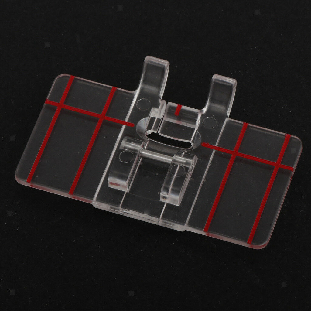 1pc Plastic Foot Presser Border Guide Foot Sewing Machine Parallel Stitch