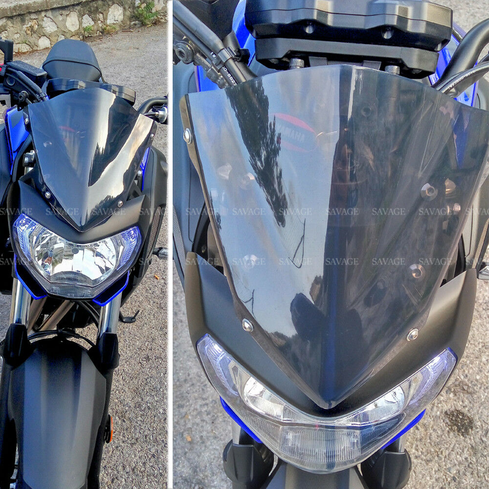 Windshield Windscreen Pare-brise For YAMAHA MT-07 MT07 FZ-07 FZ07 2018-2020